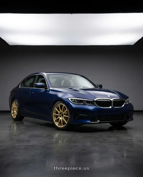 2019 BMW 330i with Advan RCIII 5x114.3 18x8.5+38 Gold wheels