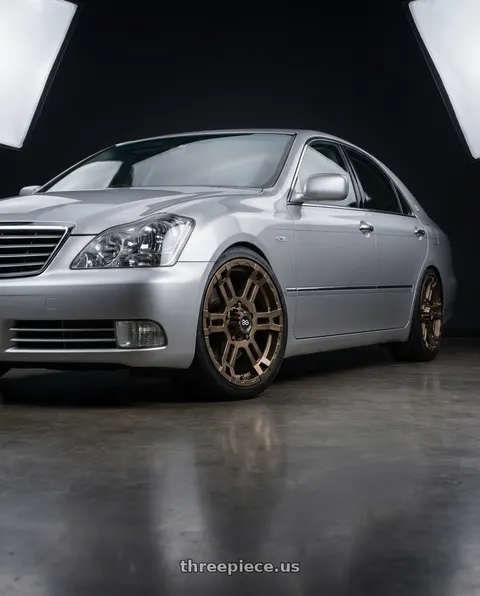 2005 Toyota Crown with Enkei Commander 5x127 18x8.5+20 Bronze wheels