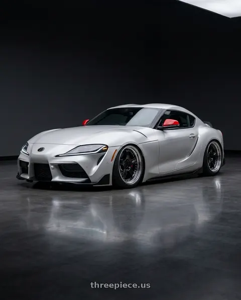 2026 Toyota GR Supra with SSR Professor SP1 5x112 19X9.5+30 SL Disk Black wheels