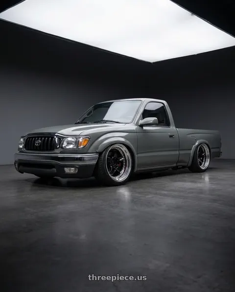 2001 Toyota Tacoma with Work Meister S1 3P 5x114.3 18x9.5+23 L Disk Black wheels