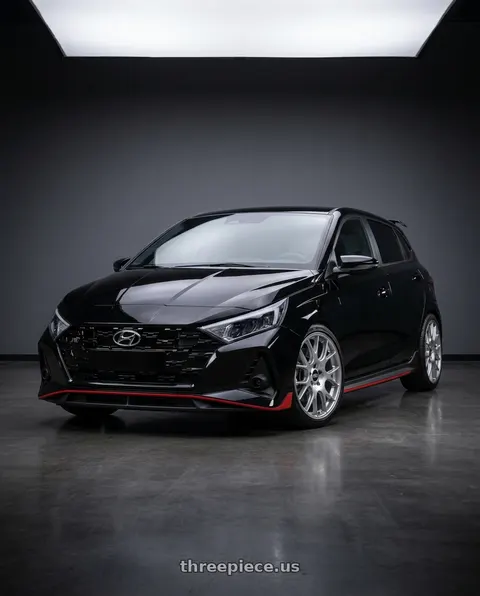 2023 Hyundai i20N with BBS CH-R 5x120 18x8 +40 Brilliant Silver Polished Rim Protector wheels