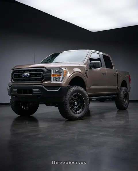 2013 Ford F-150 with XD XD127 BULLY 6X135 20X9 +18 SATIN BLACK WITH REINFORCING RING wheels