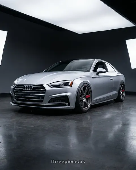 2018 Audi A5 Quattro with Volk Racing TE37 SAGA SL 5x112 18x9.5 +20 PRESSED GRAPHITE wheels