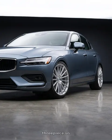 2019 Volvo S60 with AXE WHEELS EX50 5x108 20x8.5 +40 Silver wheels