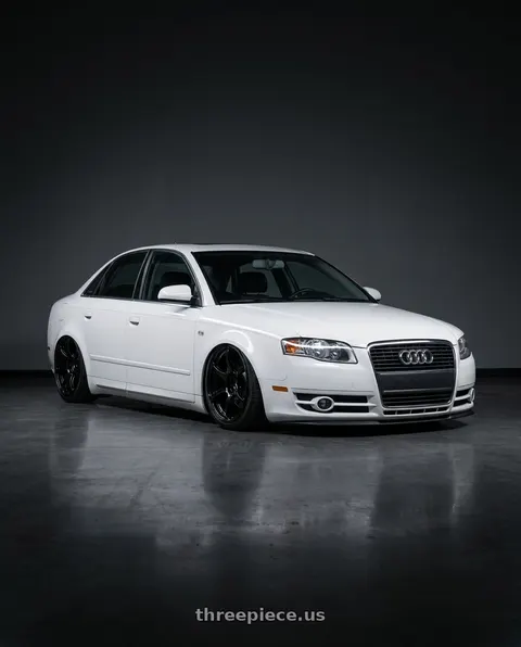 2010 Audi A4 with Advan RGIII 5x112 19x8.5+45 Gloss Black wheels