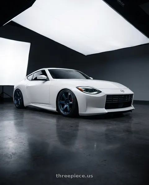 2023 Nissan Z with Volk Racing TE37 SAGA S-PLUS 5x114.3 19x9.5 +22 MAG BLUE wheels