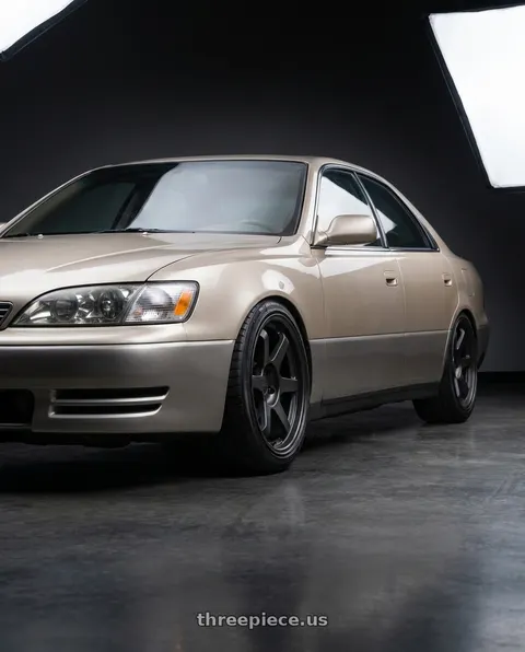 1993 Lexus ES300 with 9six9 SIX-1 5x114.3 17X8 +35 Carbon Gray wheels