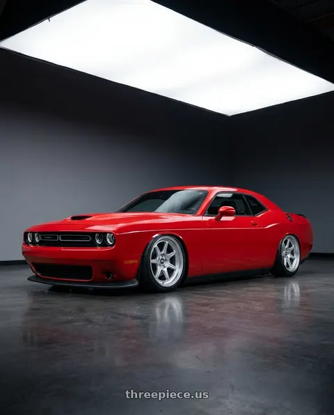 2021 Dodge Challenger GT with ESR Wheels CR SERIES CR7 5x115 19x9 +20 Hyper Silver wheels