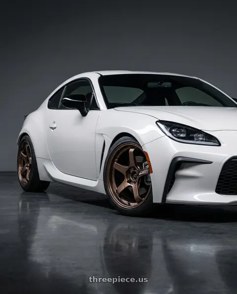 2026 Toyota GR86 with Advan Racing GT BEYOND 5x100 18x8.5 +45 RACING COPPER BRONZE wheels
