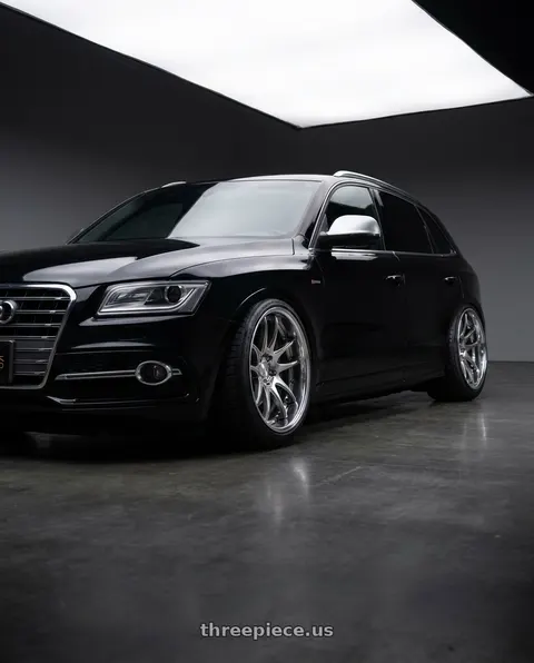 2015 Audi SQ5 Technik with Work Cr 2P 5x112 20x10.0 +18 GT Silver wheels