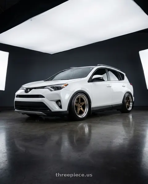 2018 Toyota RAV4 with Aodhan DS05 5x114.3 19x11+22 Bronze w/Machined Lip wheels