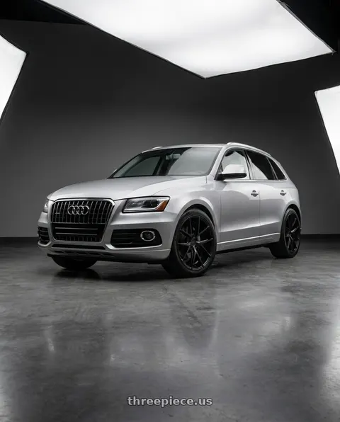 2014 Audi Q5 with Niche 1PC M117 MISANO 5X112 18X8 +30 MATTE BLACK wheels