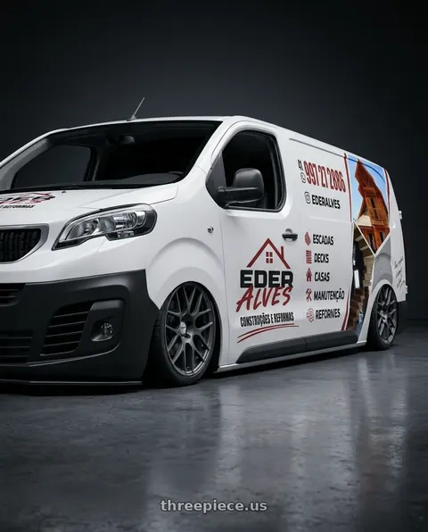 2020 PEUGEOT EXPERT adesivada with TSW NURBURGRING 5X114.3 17X7.5 +45 MATTE GUNMETAL wheels