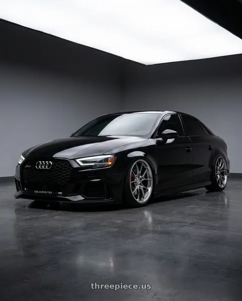 2017 Audi RS3 with Volk Racing G025 LC 5x112 20x10+15 Shining Light Metal / Rim FDMC wheels