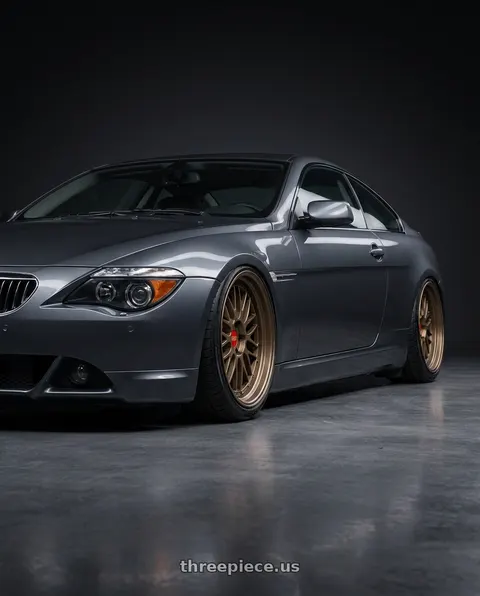 2006 BMW 650i with BBS LM 5x112 20x11.0+24 Matte Bronze wheels
