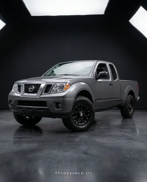 2021 Nissan Frontier SV with XD XD798 ADDICT 6X114.3 17X9 +18 MATTE BLACK wheels
