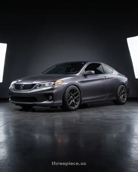 2013 Honda Accord EX-L with Konig Ampliform 5x115 18x10+20 Dark Metallic Graphite wheels