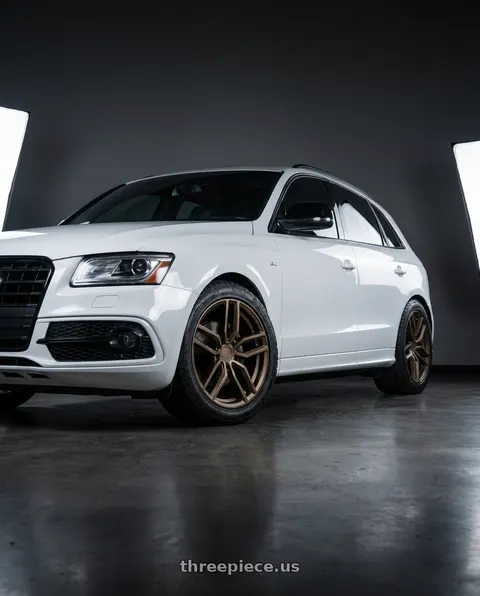 2017 Audi Q5 with Aodhan AFF2 5x112 20x10.5+35 Matte Bronze wheels