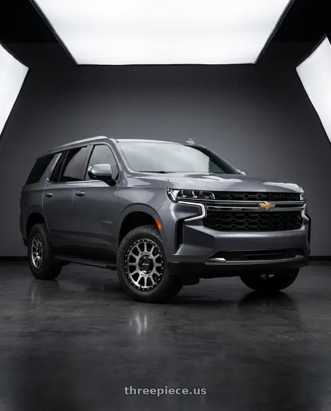 2021 Chevrolet Tahoe LS with Method Race Wheels 305MB NV 6x139.7 17x8.5 +0 MACHINED - MATTE BLACK LIP wheels