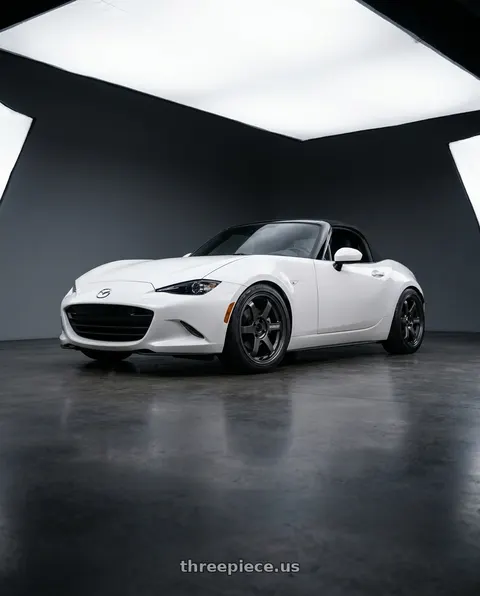 2018 Mazda MX-5 Miata with Volk Racing TE37 SONIC 4x100 16x8 +35 wheels