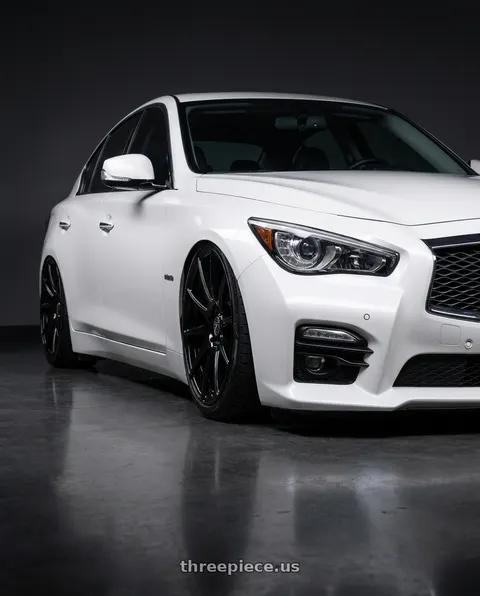 2020 INFINITI Q50 with Forgestar CF10 5x114.3 20x9 +35 Gloss Black wheels