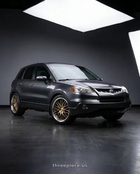 2008 Acura RDX with TSW AVALON 5X114.3 19X9 +20 BRONZE W/  BRUSHED BRONZE FACE & MACHINED LIP wheels