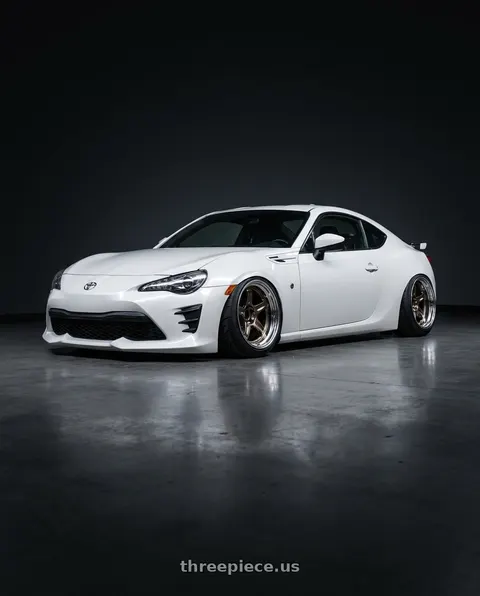 2020 Toyota 86 GT with Volk Racing 21C SPEC-SR 5x114.3 18x9.5 +30 SHINING BRONZE METAL / RIM DC wheels