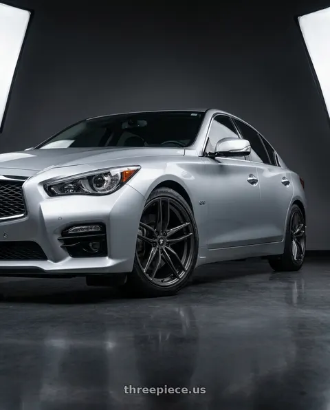 2019 INFINITI Q50 Luxe with Fittipaldi 361G 5x114.3 18x8 +35 Gloss Graphit wheels