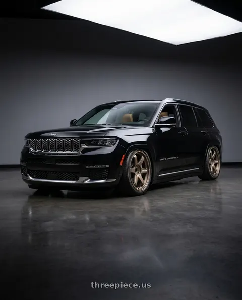 2023 Jeep Grand Cherokee Summit with Volk Racing TE37 Ultra M Spec 5x112 19x9.5+23 19x10.5+35 Bronze Almite Toyota Supra MK5 Spec wheels