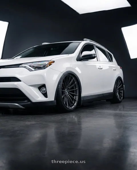 2018 Toyota RAV4 with VOSSEN HFX-4 6X135 22x9.5 +20 GLOSS GUNMETAL wheels