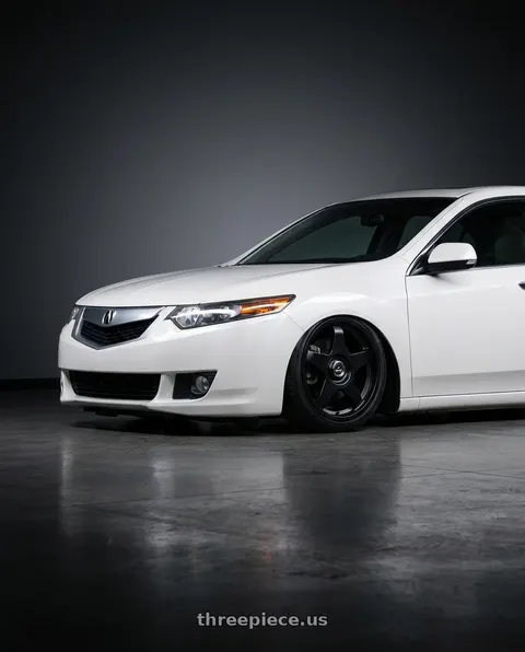 2013 Acura TSX with fifteen52 CHICANE 5x114.3 / 5x120 19x8.5 +35 ASPHALT BLACK (SATIN BLACK) wheels