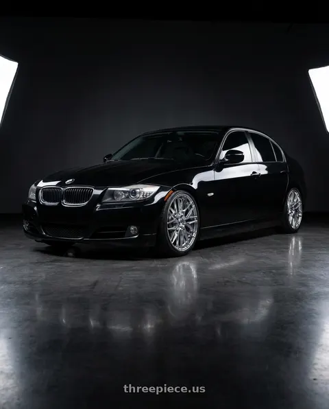 2011 BMW 335d with Niche 1PC M249 GAMMA 5X120 18X8 +40 CHROME wheels