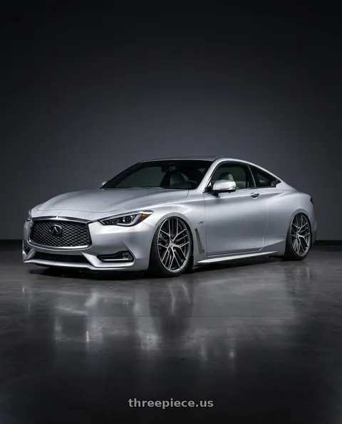 2020 INFINITI Q60 with BBS CC-R 5x114.3 20x9.0+32 Graphite w/ Diamond Cut Face wheels