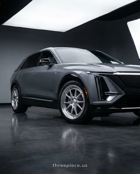 2024 Cadillac LYRIQ with 4PLAY 4P06 6x135/6x139.7 20x10-18 Brushed wheels