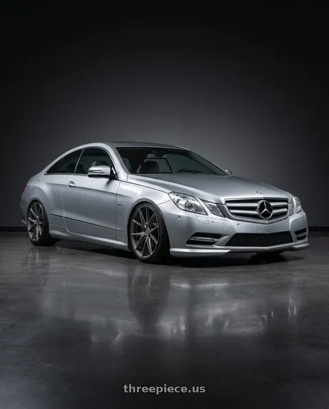 2014 Mercedes-Benz E-Class Coupe C207 with Niche 1PC M116 MISANO 5X112 20X10.5 +27 MATTE GUN METAL wheels