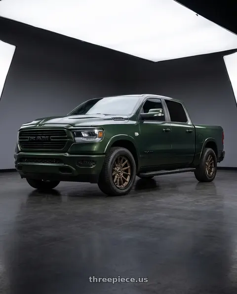 2026 Ram 1500 with Mayhem Intrepid 8116 6x135/6x139.7 20x9+0 Matte Bronze wheels