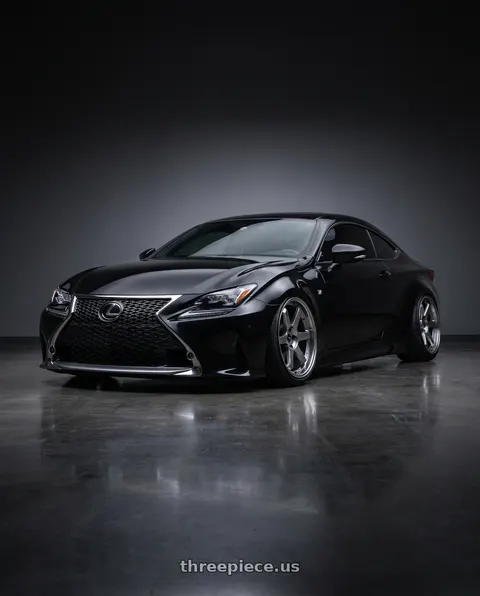 2018 Lexus RC350 F Sport with Vors TR37 5x114.3 19x8.5  +35 Hyper Black wheels