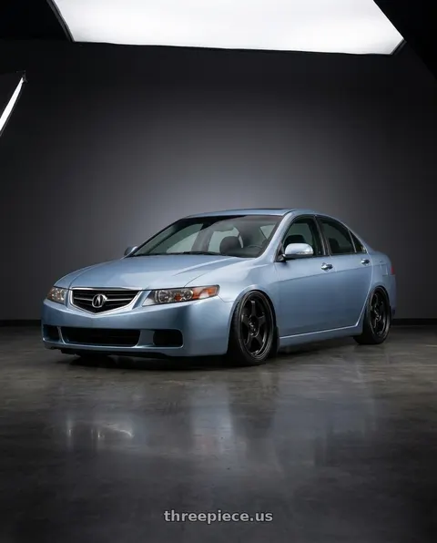 2005 Acura TSX with Vors SP1 4x100 15x7  +35 All Matte Black wheels