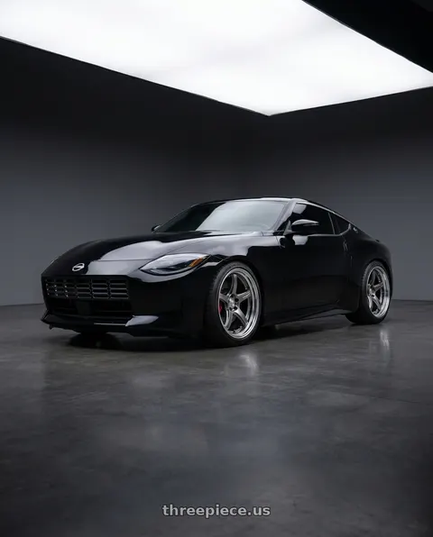 2024 Nissan Z Performance with Work T5R 2P 5x114.3 19x10.5 +22 GT SILVER wheels