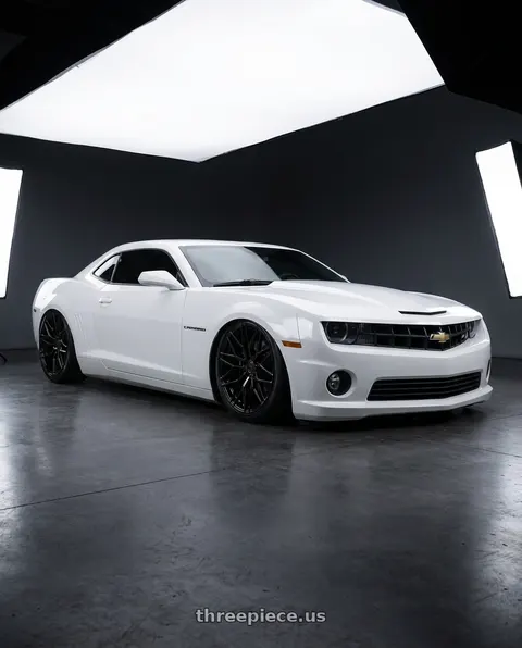 2014 Chevrolet Camaro with Avant Garde Wheels M520R 5X120 20x9 +38 Gloss Black wheels