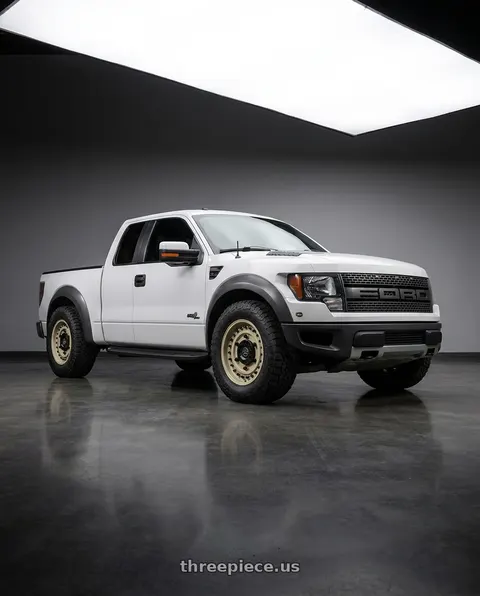 2012 Ford F-150 with Black Rhino ARMORY 6X135/6X139.7 20X12 -44 DESERT SAND wheels
