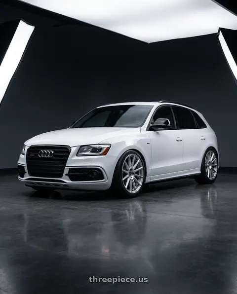2017 Audi Q5 with Fittipaldi 363BS 5X112 20x9.5 +30 Brushed Silver wheels