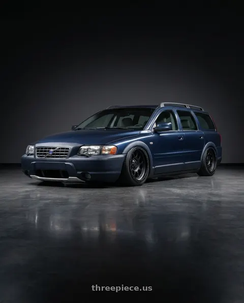 2005 Volvo XC70 with LOCK OFFROAD 50CAL 6x139.7 17x9 -12 Matte Black W Matte Black Ring wheels