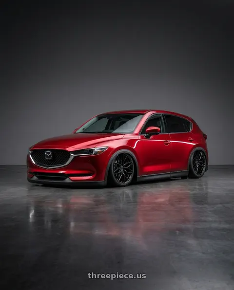 2021 Mazda CX-5 with Avant Garde Wheels M520R 5X112 19x9.5 +40 Gloss Black wheels