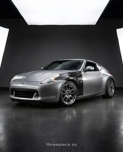 2010 Nissan 370Z Touring with Aodhan DS02 5x114.3 19x9.5 +30 Vacuum Chrome wheels