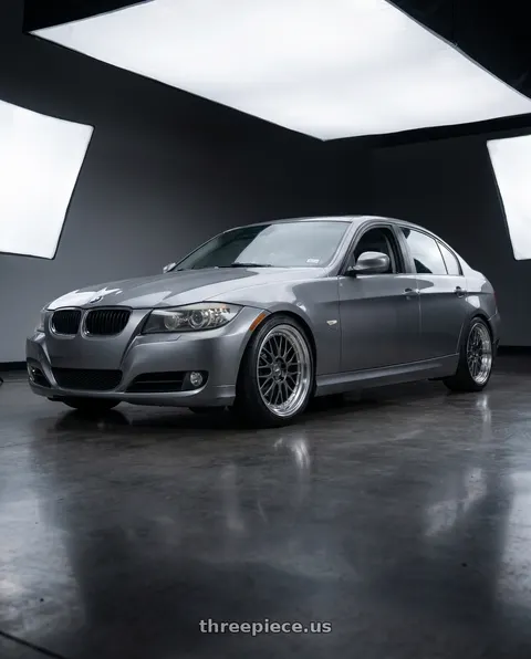 2011 BMW 328i xDrive with ESR Wheels SR05 5x120 18x9.5 +22 Gunmetal wheels