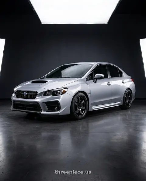 2018 Subaru WRX with Advan Racing GT BEYOND-R 5x114.3 18x8.5 +37 RACING TITANIUM BLACK wheels