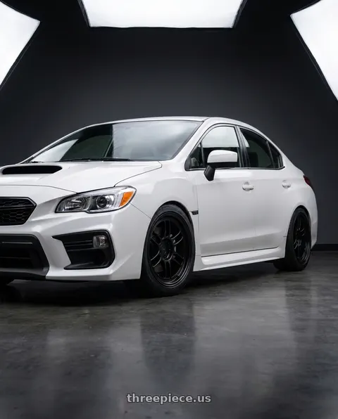 2021 Subaru WRX with Enkei RPF1 5x114.3 18x9.5+38 Matte Black wheels