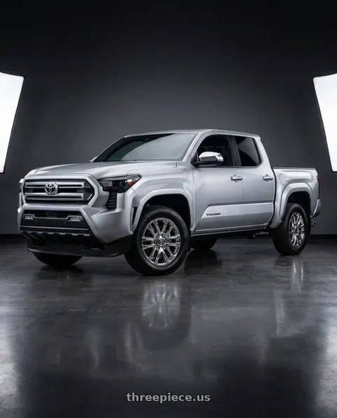 2024 Toyota Tacoma with OE Wheels CV44 6x139.7 20x9+24 Chrome wheels