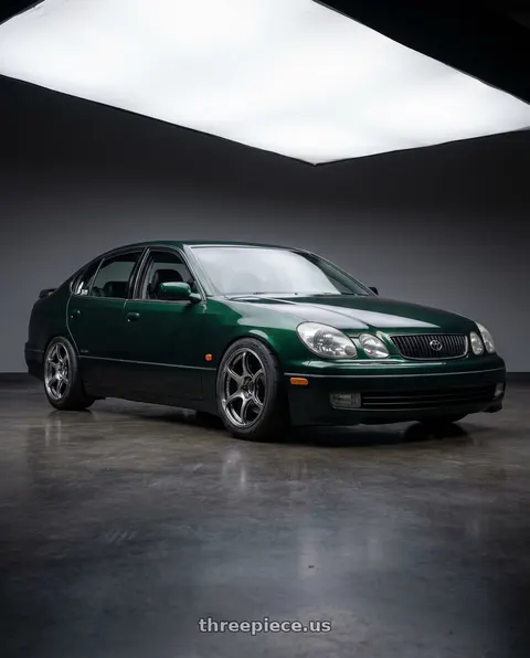1998 toyota aristo with Advan RGIII 5x114.3 18x8.5+31 Hyper Black wheels